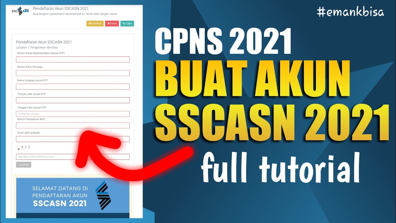 cara membuat akun sscasn 2021@EmankBisa - YouTube