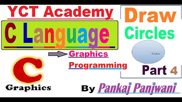 C Graphics Programming In Hindi Part 4 : circle() Function