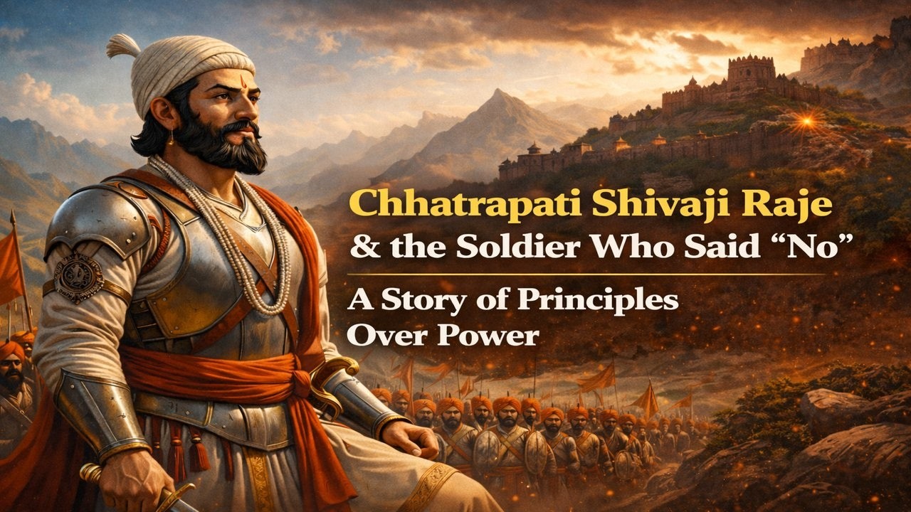 VLOG 108| Chhatrapati Shivaji Raje & the Soldier Who Said “No” |A Story of Principles Over Power