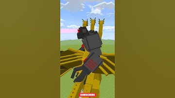 Minecraft Ghidorah Vs Mecha Kong WhatsApp Status #Shorts #Status #gaming #trending