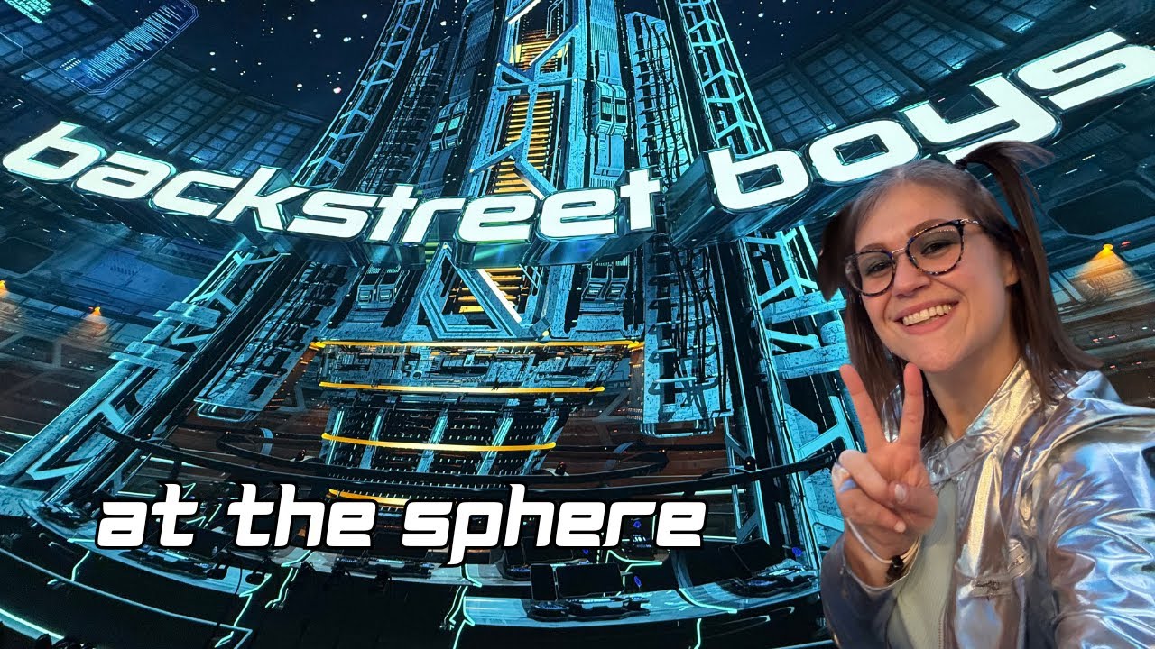 FRONT ROW for Backstreet Boys at The Sphere in Las Vegas!