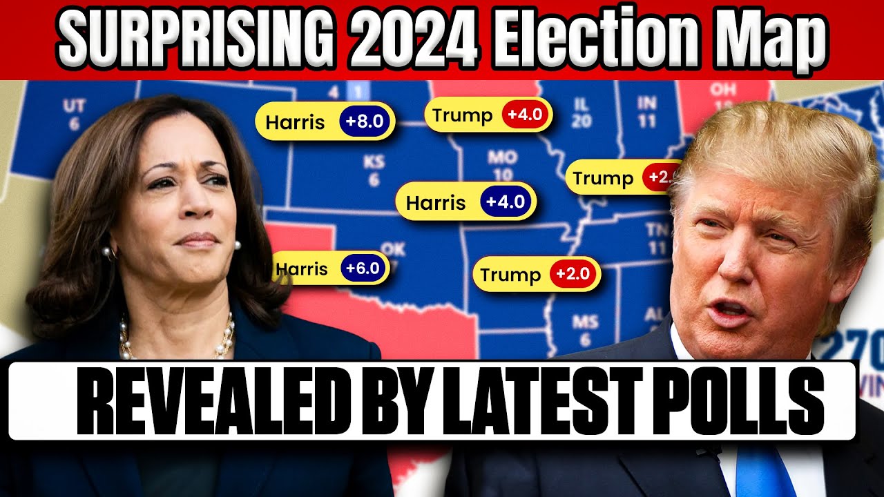 SURPRISING 2024 Election Map Revealed by Latest Polls - YouTube