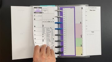 A flip through of my January 2023 pages, before the pen - Additions to my planning system for 2023