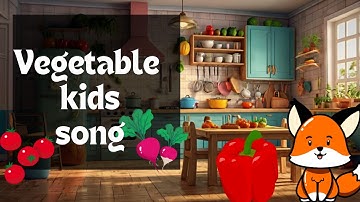 Vegetable Song | Songs for kids | The Singing Walrus l Veggie Dance | #vegatablekids #usakids