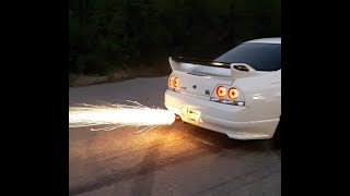 R33 GTR - Tomei Ti Setup / Equal  Racing Frontpipe + Exhaust