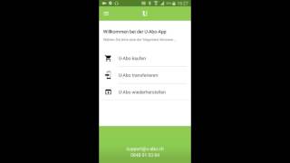 U-Abo-App-Tutorial 4: U-Abo wiederherstellen screenshot 2
