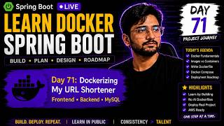 🔴 Writing My First Dockerfile for a Spring Boot URL Shortener | Day 71