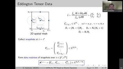 DDPS | Reduced order models for thermal radiative transfer problems based on moment equations & POD
