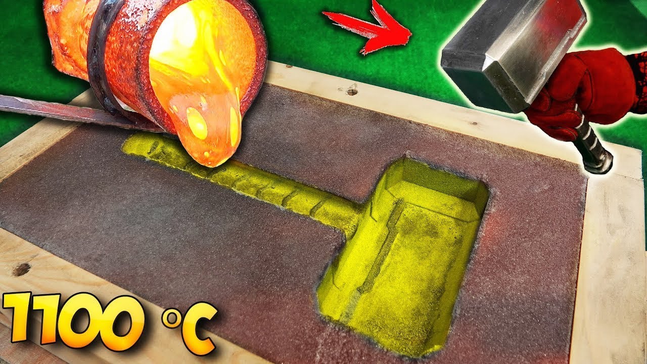 Forjando a martelo do Thor | Quão forte ela é? | Teste de impacto