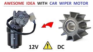 12V Car Wind Shield Wiper DC Motor Awesome Idea DIY