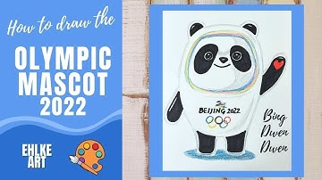 Winter Olympic Mascot 2022 - DRAW Bing Dwen Dwen