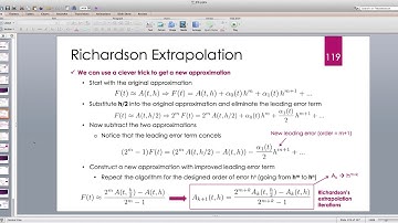 Java for Scientific Computing: Richardson Extrapolation -- Part 2
