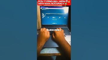 💻🤯 Laptop Fast Touch Typing Test- 🔥⌨️Typing 180+ WPM #typing #typingtest #typingskills