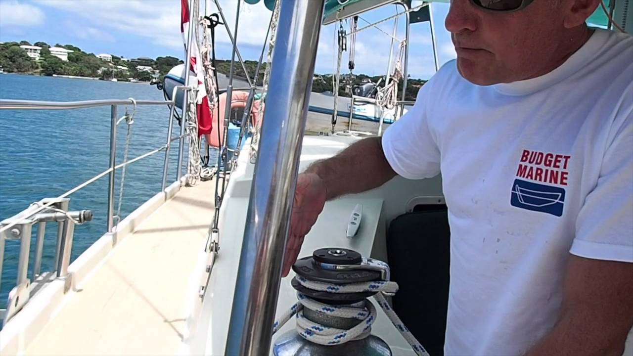 How to clear a sailboat winch override using a rolling ...