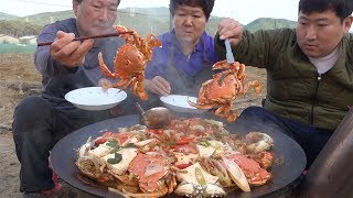 싱싱한 꽃게가 가득~ [[꽃게탕(Spicy Blue Crab Stew)]] 요리&먹방!! - Mukbang eating show