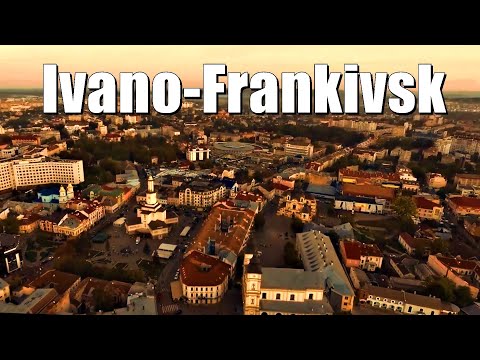 Ivano-Frankivsk, Ukraine - the city center and other tourist attractions