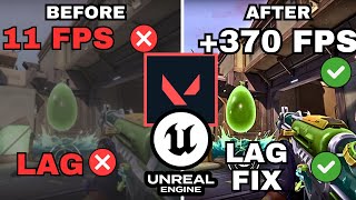 VALORANT Unreal Engine 5: MASSIVE FPS BOOST! 🔥 Fix Lag & Stuttering (2025)