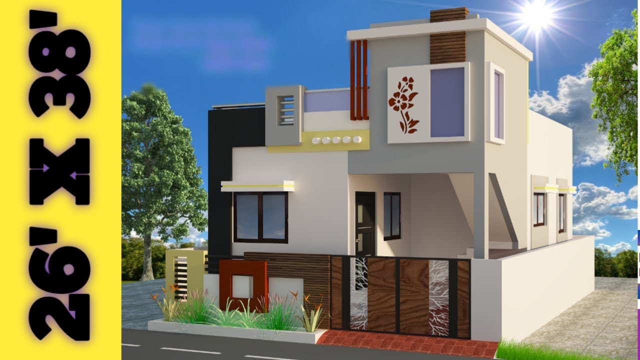 Latest Front Elevation Design 25x40 East Face House Front Design 25 X 40 House Plans Youtube