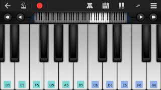 "INDONESIA PUSAKA 🇮🇩" Cipt. Ismail Marzuki versi Aplikasi "Perfect Piano" screenshot 4