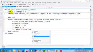 How to Create Dynamic Controls in VB NET 2012 Net Worth
