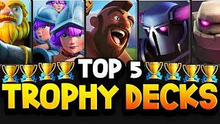 Download Pros Top 5 Trophy Decks To Push To 5000+ Ladder! Video MP3 Pros Top 5 Trophy Decks To Push To 5000+ Ladder!