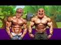 Motu Patlu VS John Body GIANT Ghasitaram Motu Patlu Coloring In Hindi - 3D Animation Kids Cartoon #2