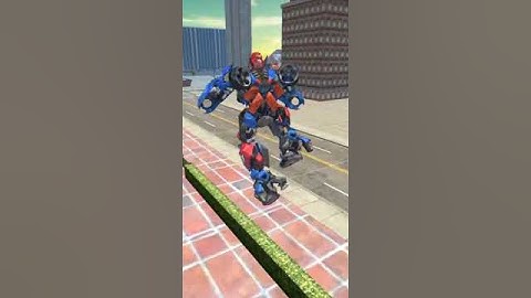 Tornado Robot Car City Battle Shooting Game | Android iOS Gameplay #10million #viral #ytshorts