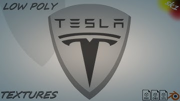 Emblem Tesla(part 1) | CGTrader