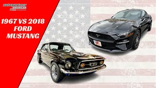 1967 vs. 2018 Ford Mustang - Vergleich der Basics | Autopartner American Cars