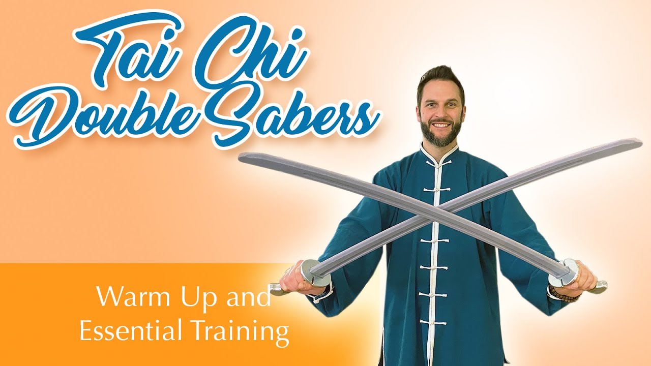 Разминка и основные упражнения по тайцзицюань с двумя саблями - 雙刀