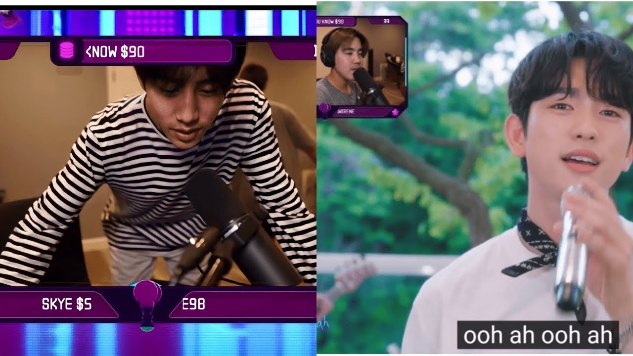 210804 - Mark Tuan (GOT7) on Joey’s stream, JoeyTuan reaction to Dive - Jinyoung #GOT7 #MarkTuan