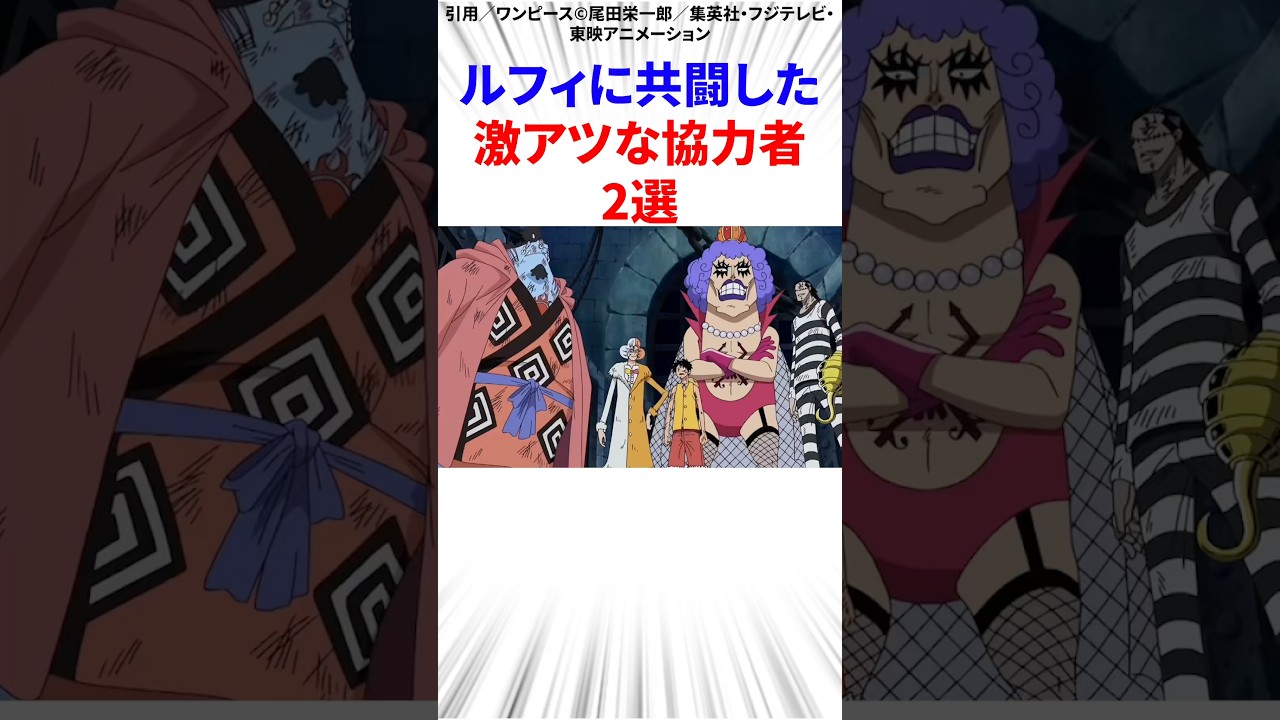 ルフィに共闘した激アツな協力者2選