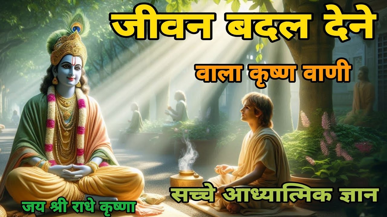 आपके जीवन बदल देने वाला - श्री कृष्ण की वाणी | Dharmik Gyan | Best Krishna Motivational