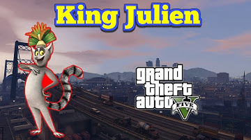 King Julien Plays GTA 5 (Mauricio I can