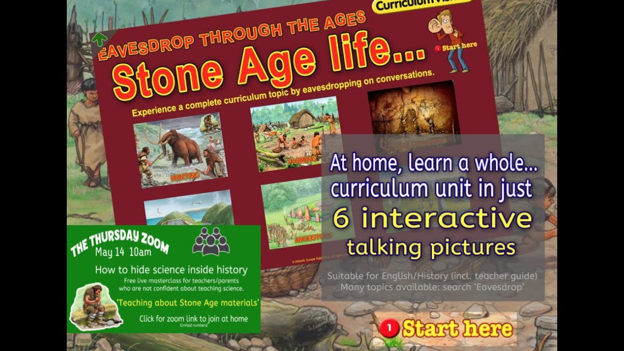 Curriculum Visions Live Masterclass: Embed Science into interactive Stone Age