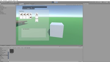 Revamped Inventory System Test. Unity Game Engine