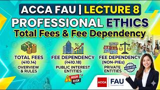 ACCA FAU Lecture 8 | Professional Ethics: Fee Dependency & Total Fees (410.14)