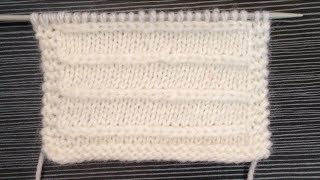 How To knit Horizontal knit stitch in your pattern