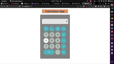 react project calculator using react coding ninja skill test