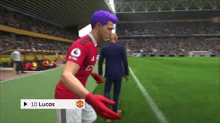 Manchester united V Wolves! Lucas Debut! | FIFA 23 Lucas Career Mode