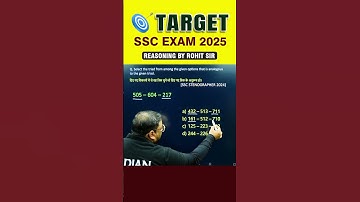 🔥NUMBER CLASSIFICATION | REASONING BY ROHIT SIR | #shorts #ssc #ssccgl #cgl2025 #radianmensa