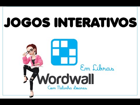 jogos no word wall . aprender brincando. intérprete texto 