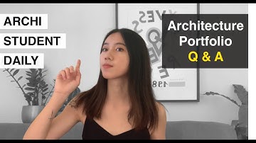 Architecture Portfolio Q&A | Yale MArch Student | ARCHI STUDENT DAILY