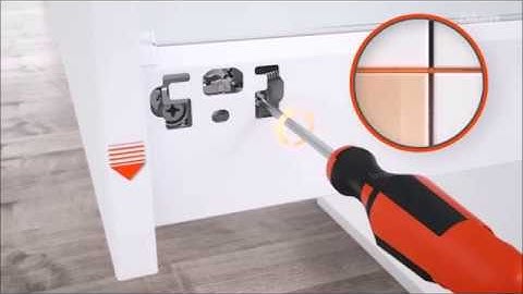 How to Adjust the Height Blum Soft Closing Drawers