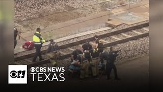 Witness describes shooting involving DART officers at Victory Park Station near AAC in Dallas