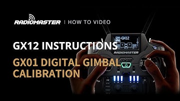 How to Calibrate | RadioMaster GX01 Gimbal Calibration Guide