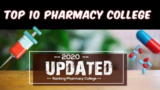 Top 10 Pharmacy College In India? | Best Pharmacy College❤ | NIRF ranking 2020? | Pharmacy College?