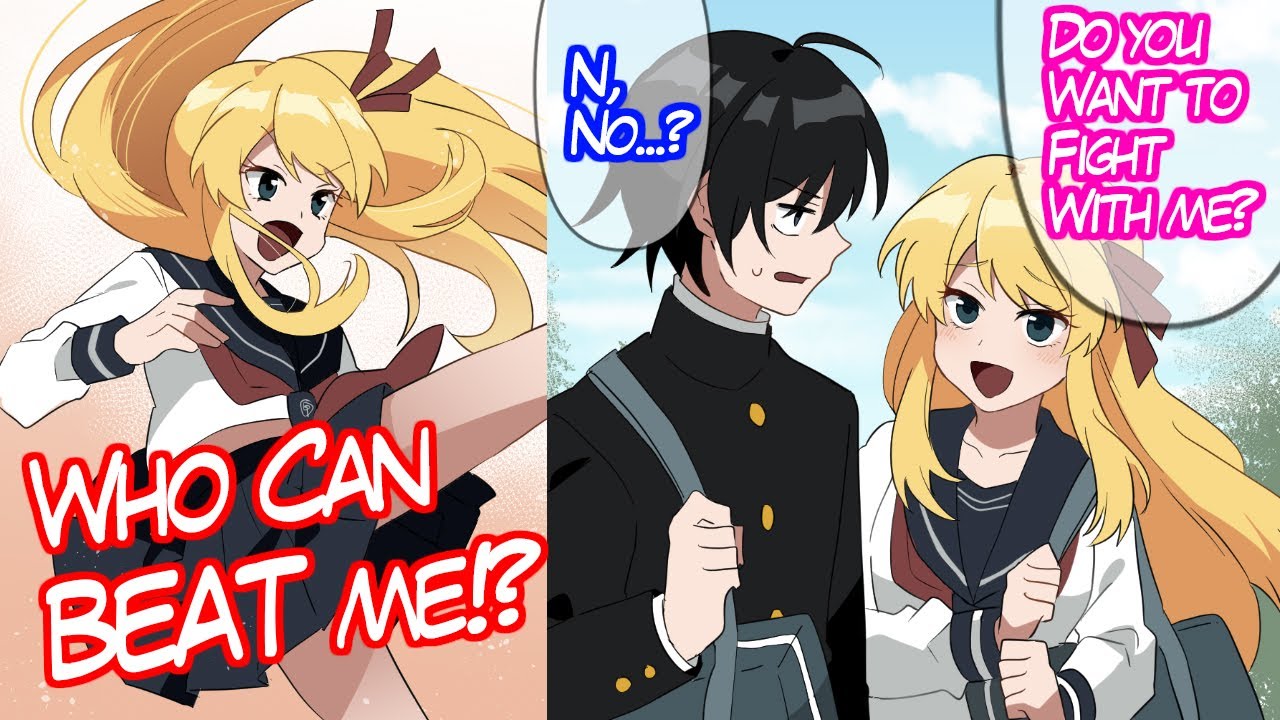 【Manga】A beautiful woman searches for the strongest man and the man was her nerd classmate…【Comic】