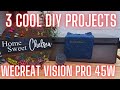 WeCreat Vision Pro 45W Diode Laser Engraver: First Projects