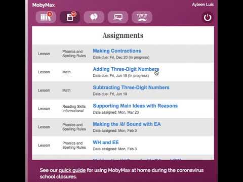 how to make an assignment in mobymax